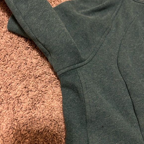 Lululemon Scuba Zip Up Hoodie Jacket in Heathered Teal size 8 - Picture 10 of 11